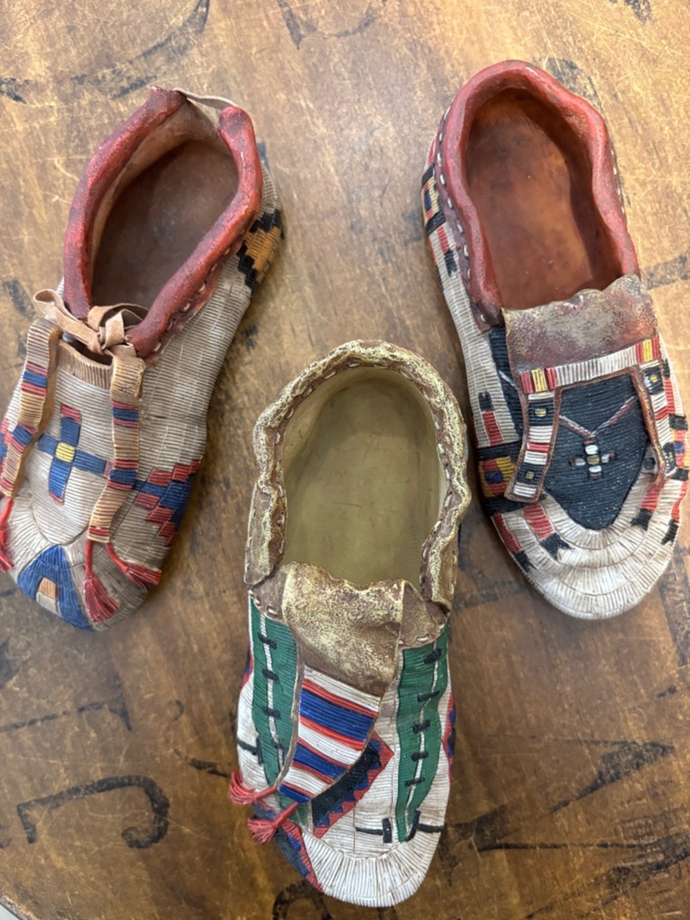 Vintage style Indian moccasins